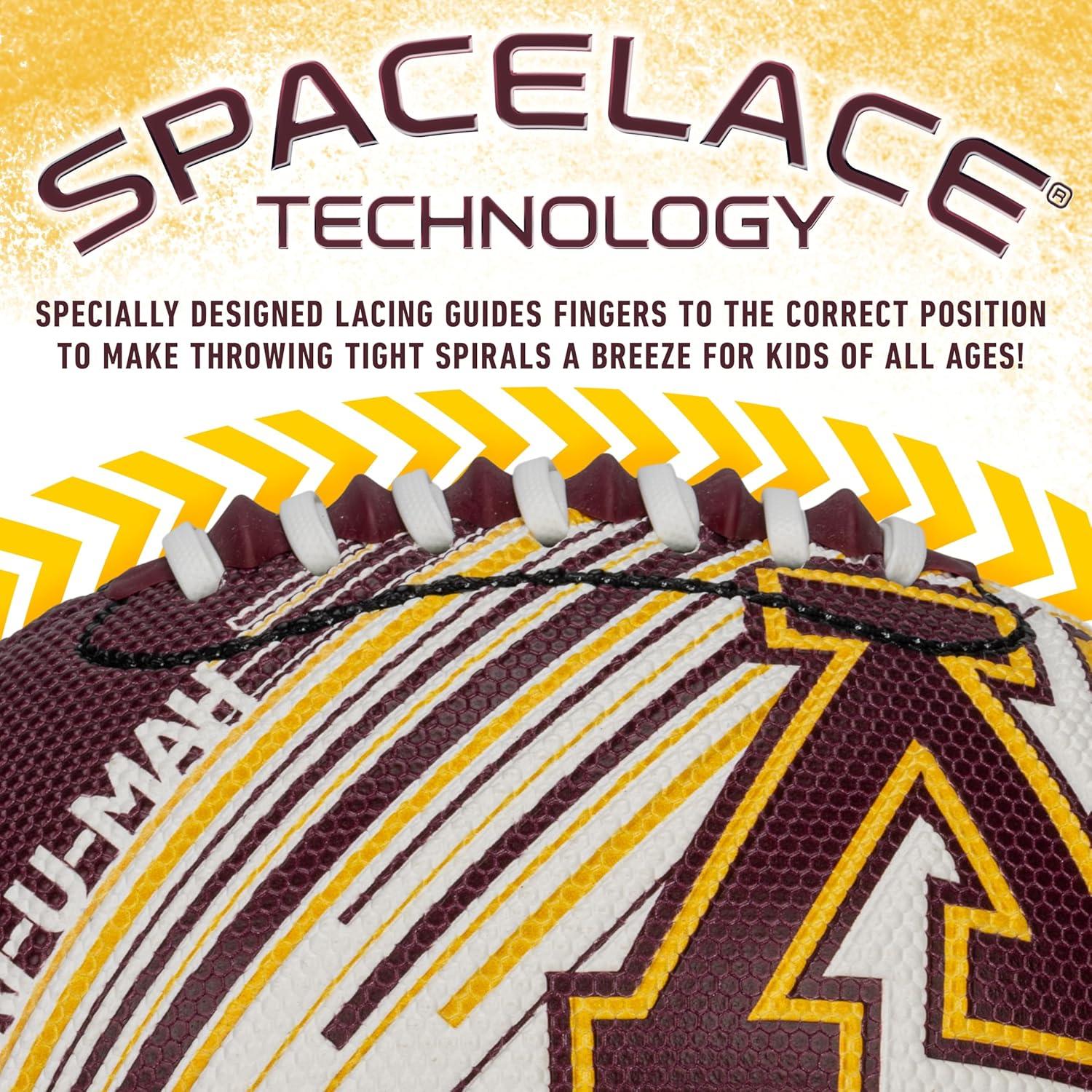 image:imageFranklin Sports NCAA Football Youth Mini Football 85 SPACELACE Easy Grip Texture Perfect for KidsMinnesota Golden Gophers