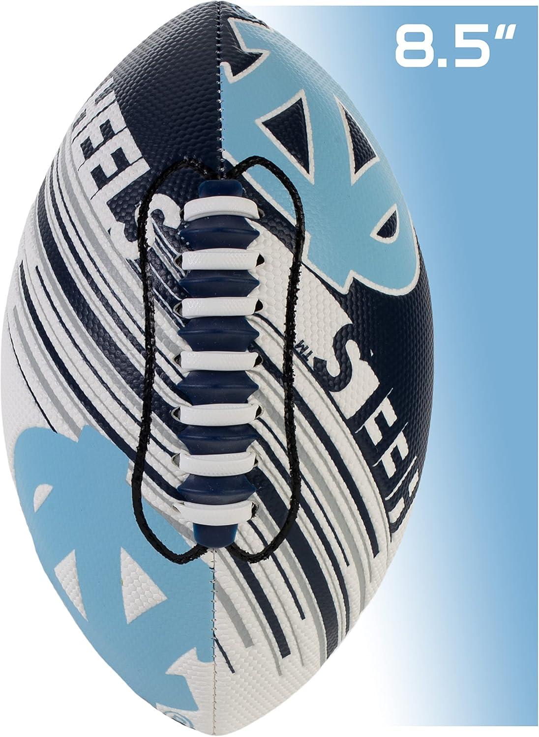 image:imageFranklin Sports NCAA Football Youth Mini Football 85 SPACELACE Easy Grip Texture Perfect for KidsN Carolina Tar Heels