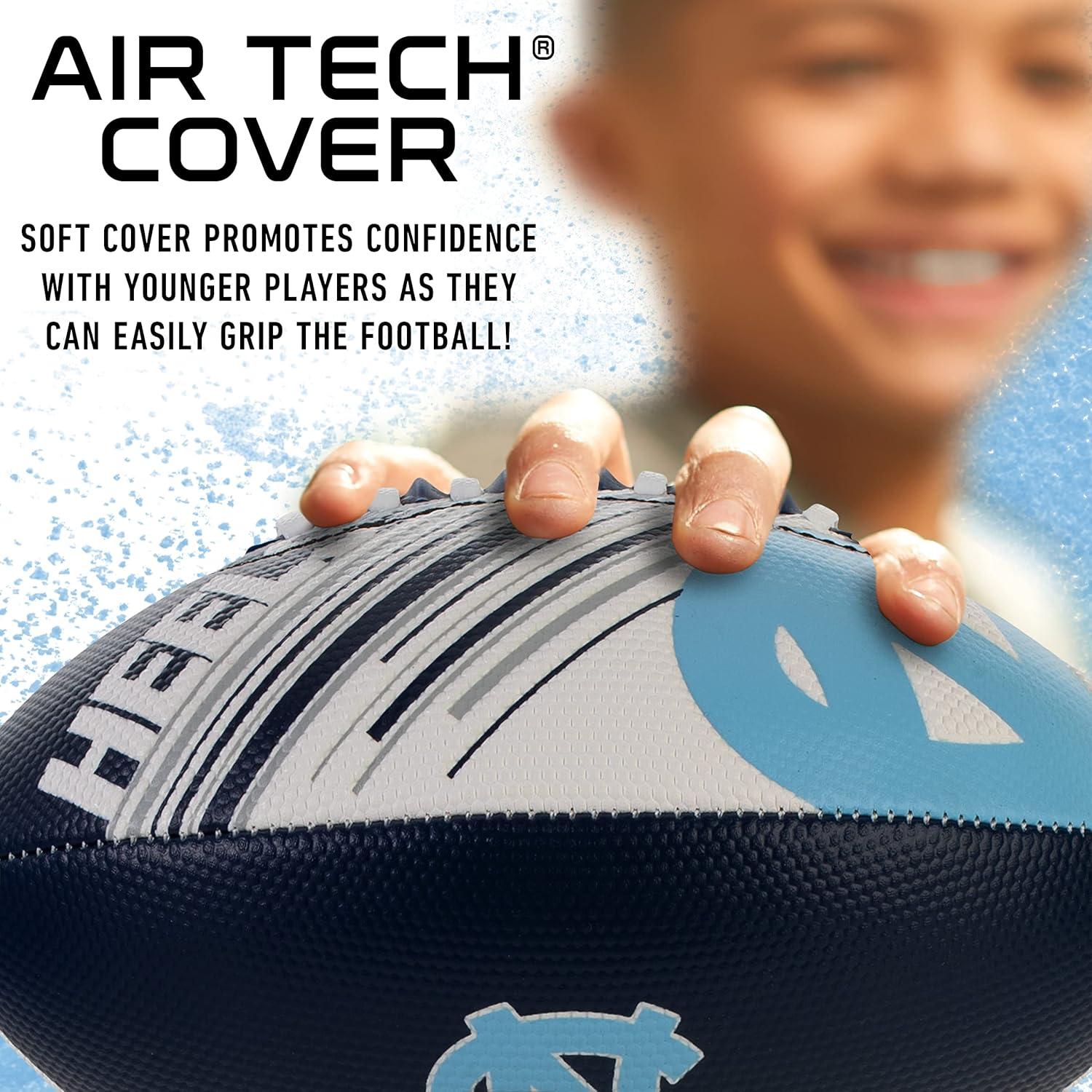 image:imageFranklin Sports NCAA Football Youth Mini Football 85 SPACELACE Easy Grip Texture Perfect for KidsN Carolina Tar Heels