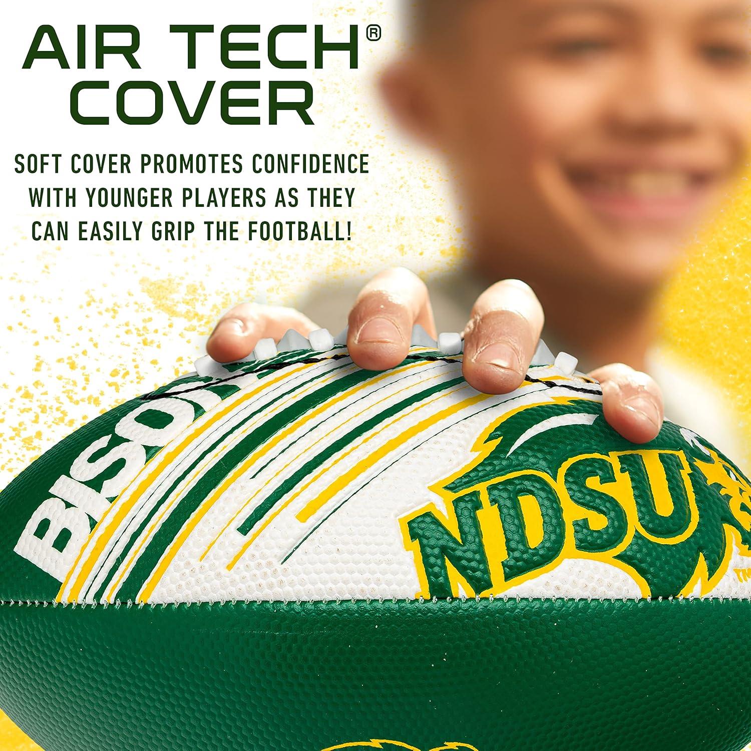 image:imageFranklin Sports NCAA Football Youth Mini Football 85 SPACELACE Easy Grip Texture Perfect for KidsN Dakota State Bison