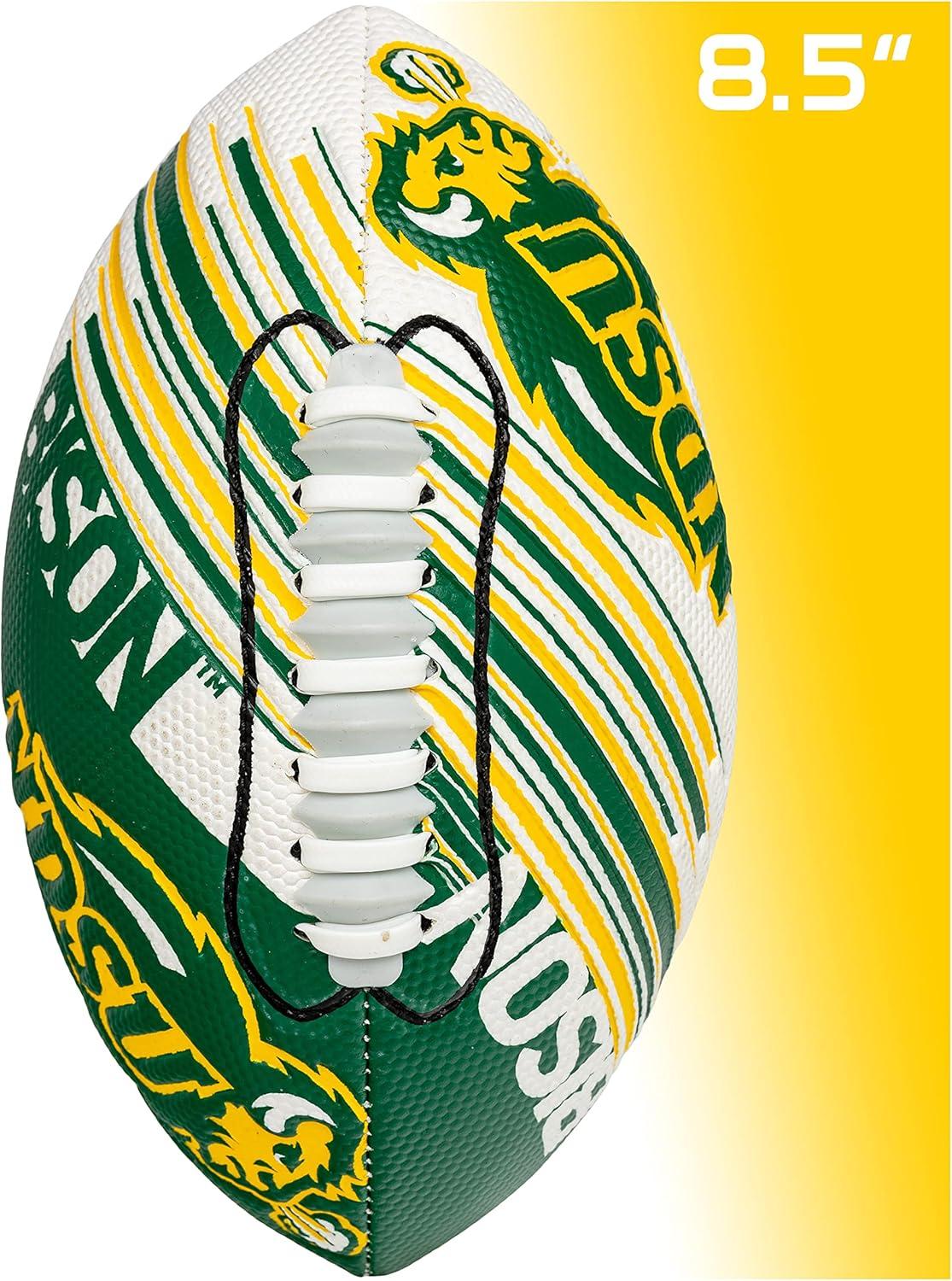 image:imageFranklin Sports NCAA Football Youth Mini Football 85 SPACELACE Easy Grip Texture Perfect for KidsN Dakota State Bison