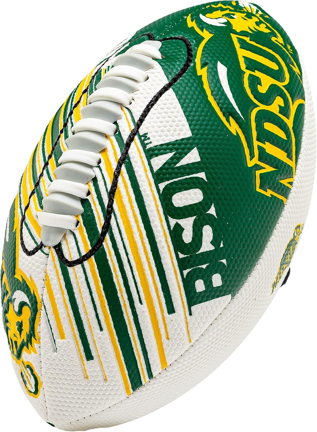 image:imageFranklin Sports NCAA Football Youth Mini Football 85 SPACELACE Easy Grip Texture Perfect for KidsN Dakota State Bison