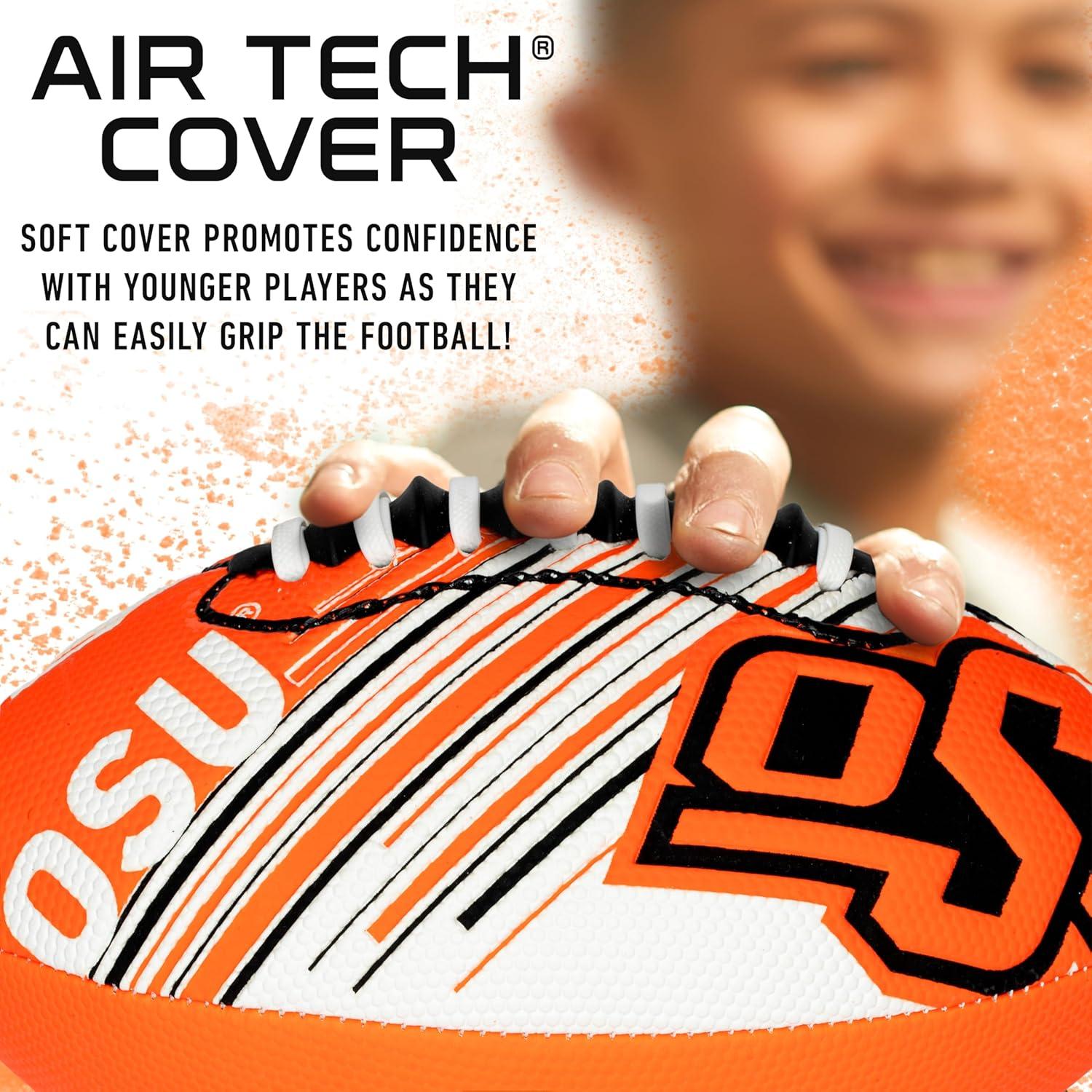image:imageFranklin Sports NCAA Football Youth Mini Football 85 SPACELACE Easy Grip Texture Perfect for KidsOklahoma State Cowboys