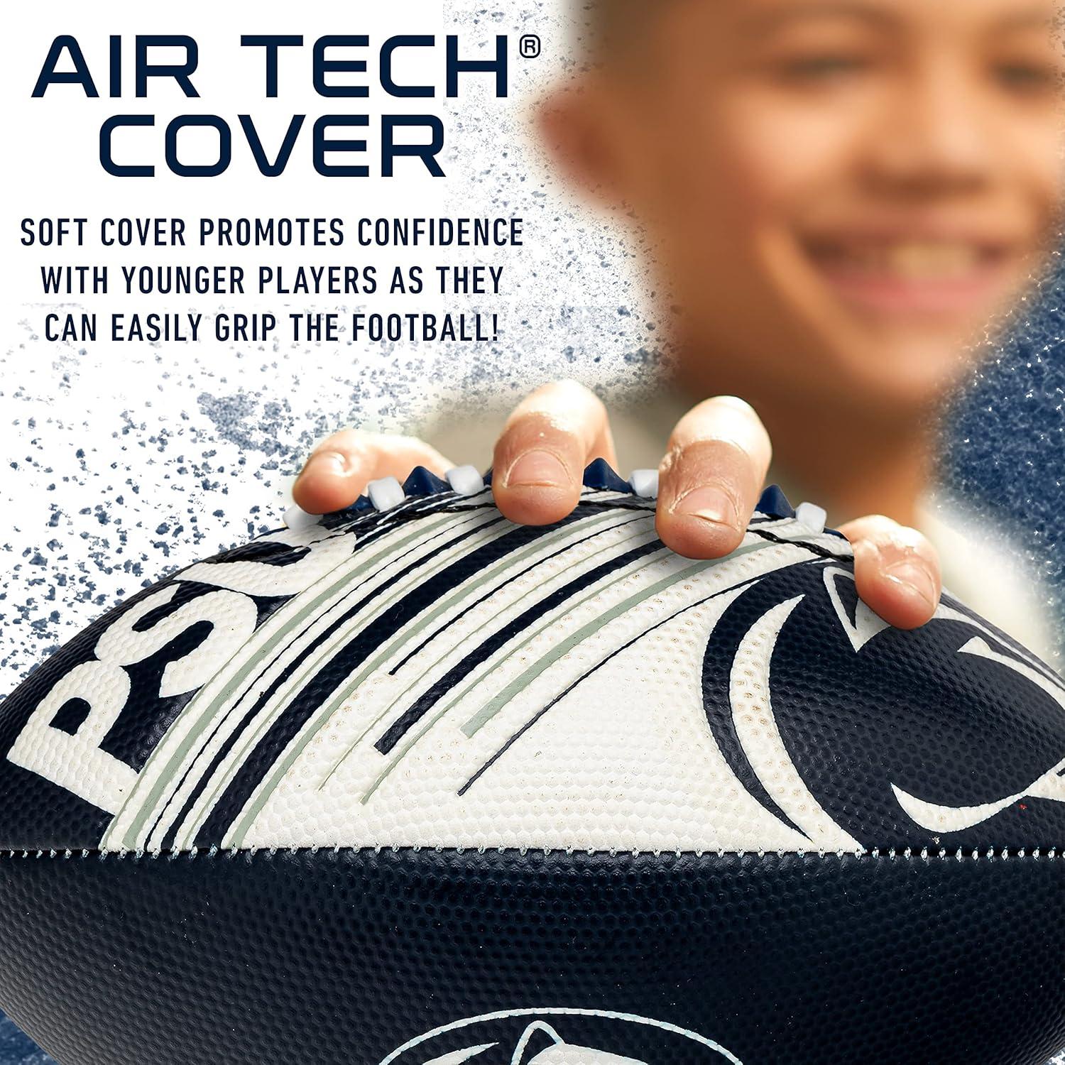 image:imageFranklin Sports NCAA Football Youth Mini Football 85 SPACELACE Easy Grip Texture Perfect for KidsPenn State Nittany Lions