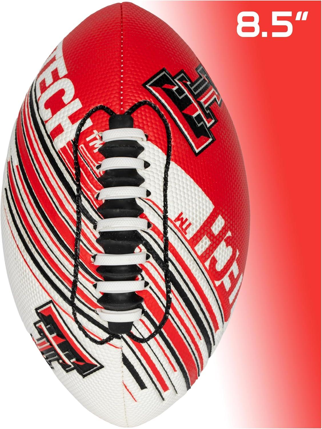 image:imageFranklin Sports NCAA Football Youth Mini Football 85 SPACELACE Easy Grip Texture Perfect for KidsTexas Tech Red Raiders