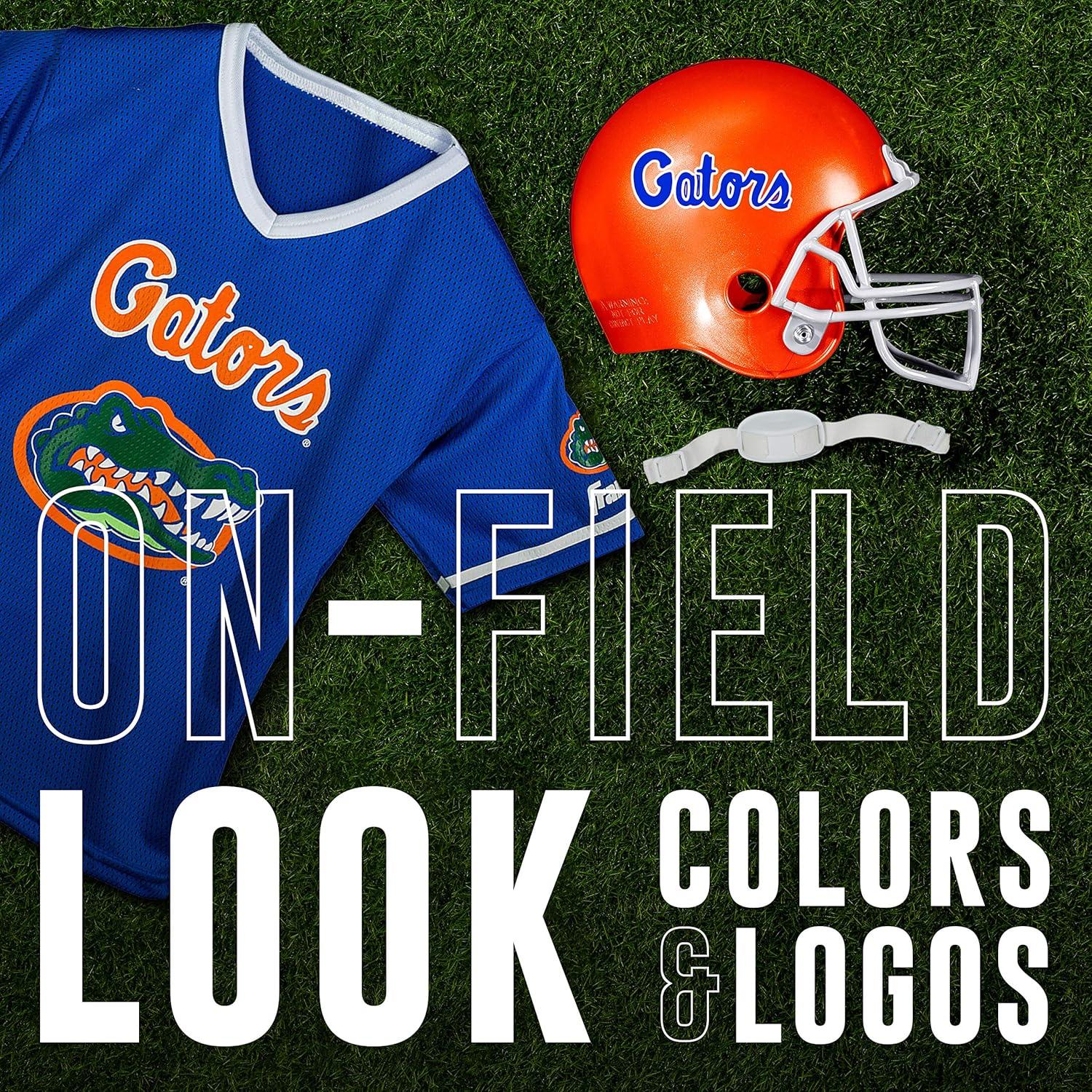 image:imageFranklin Sports NCAA Kids College Football Helmet Jersey Sets NCAA Team Youth Football Helmet Uniform Costume SetFlorida Gators