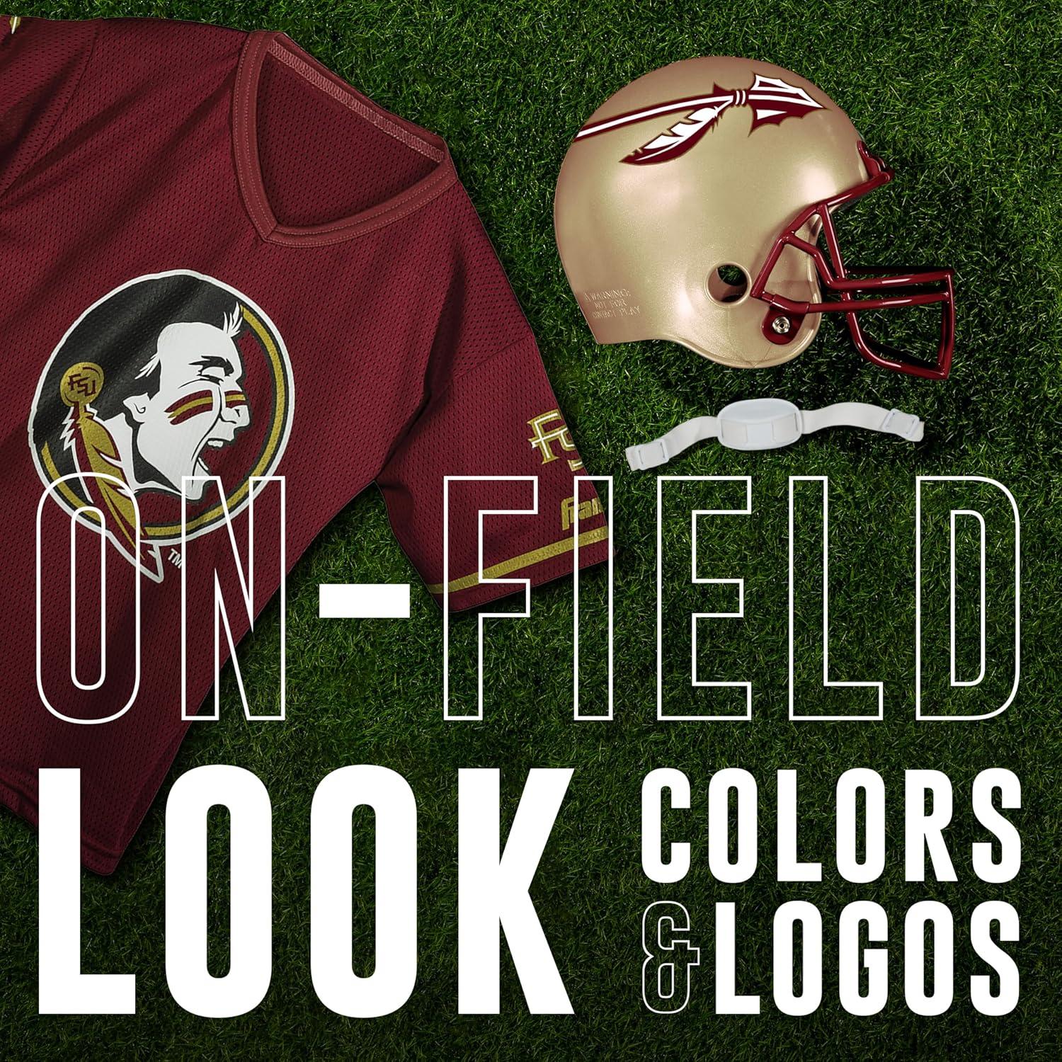 image:imageFranklin Sports NCAA Kids College Football Helmet Jersey Sets NCAA Team Youth Football Helmet Uniform Costume SetFlorida State Seminoles