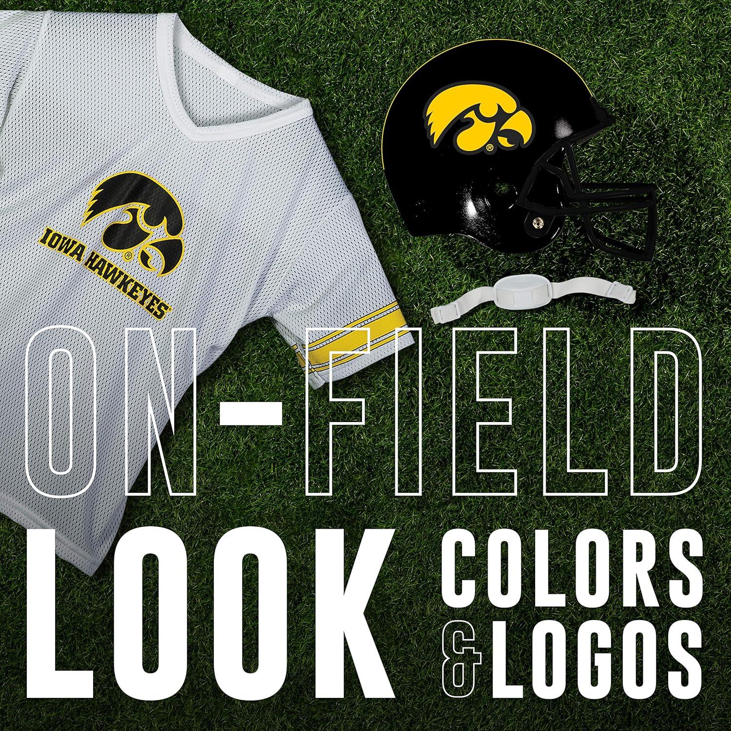 image:imageFranklin Sports NCAA Kids College Football Helmet Jersey Sets NCAA Team Youth Football Helmet Uniform Costume SetIowa Hawkeyes