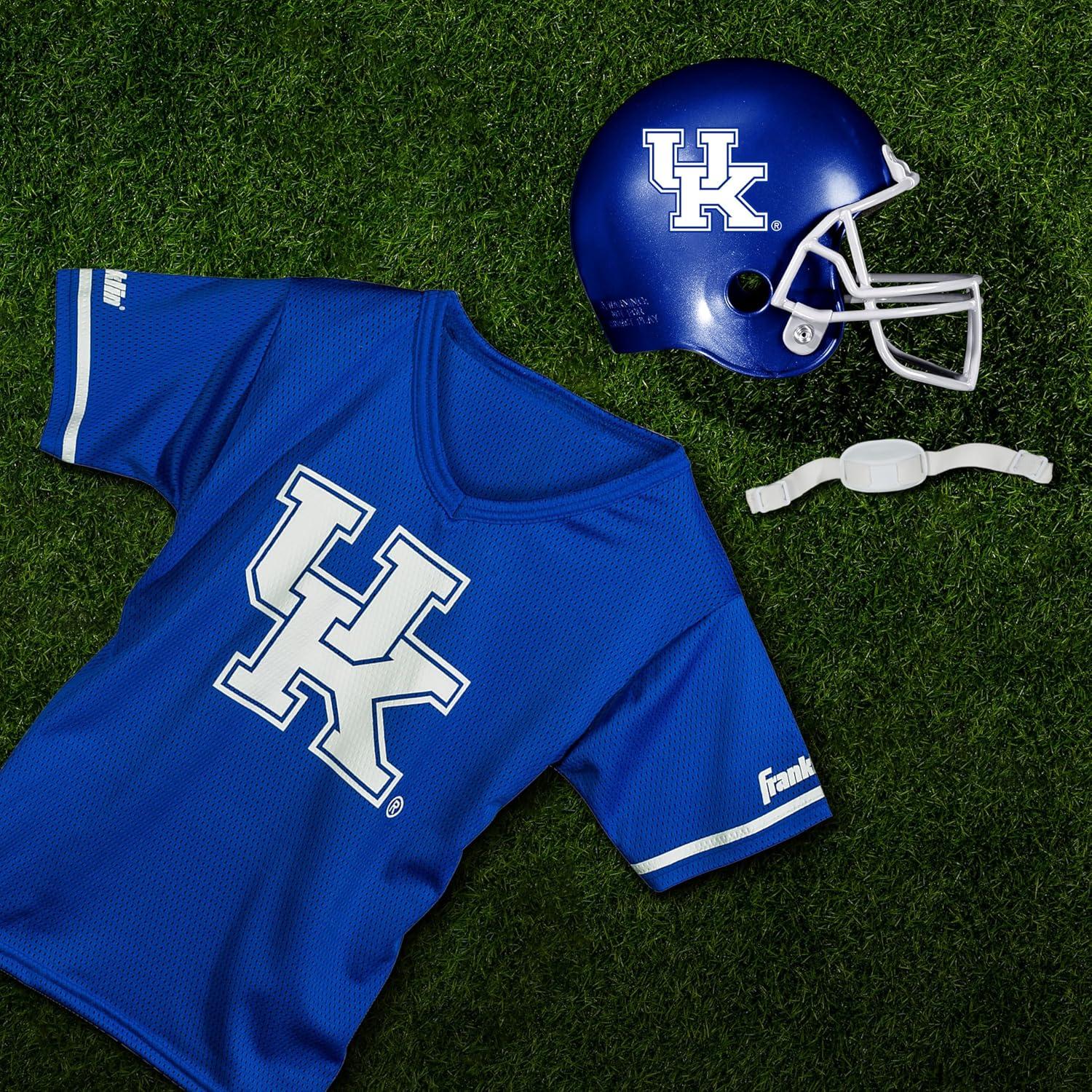 image:imageFranklin Sports NCAA Kids College Football Helmet Jersey Sets NCAA Team Youth Football Helmet Uniform Costume SetKentucky Wildcats