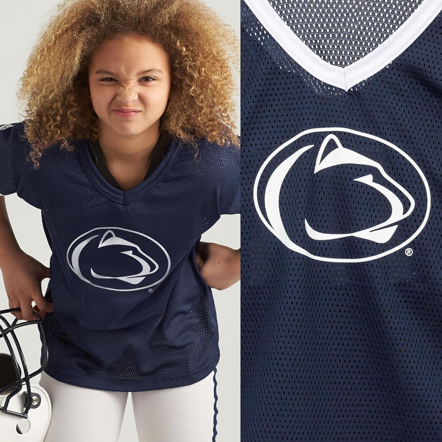 image:imageFranklin Sports NCAA Kids College Football Helmet Jersey Sets NCAA Team Youth Football Helmet Uniform Costume SetPenn State