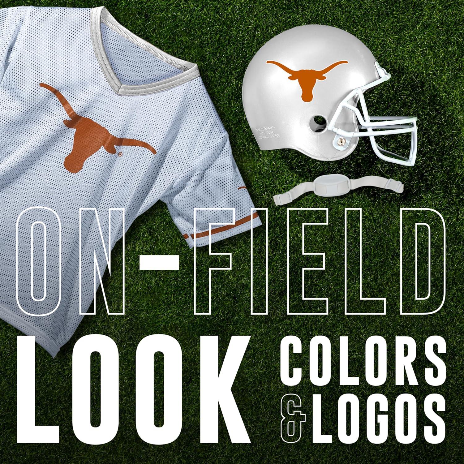 image:imageFranklin Sports NCAA Kids College Football Helmet Jersey Sets NCAA Team Youth Football Helmet Uniform Costume SetTexas Longhorns