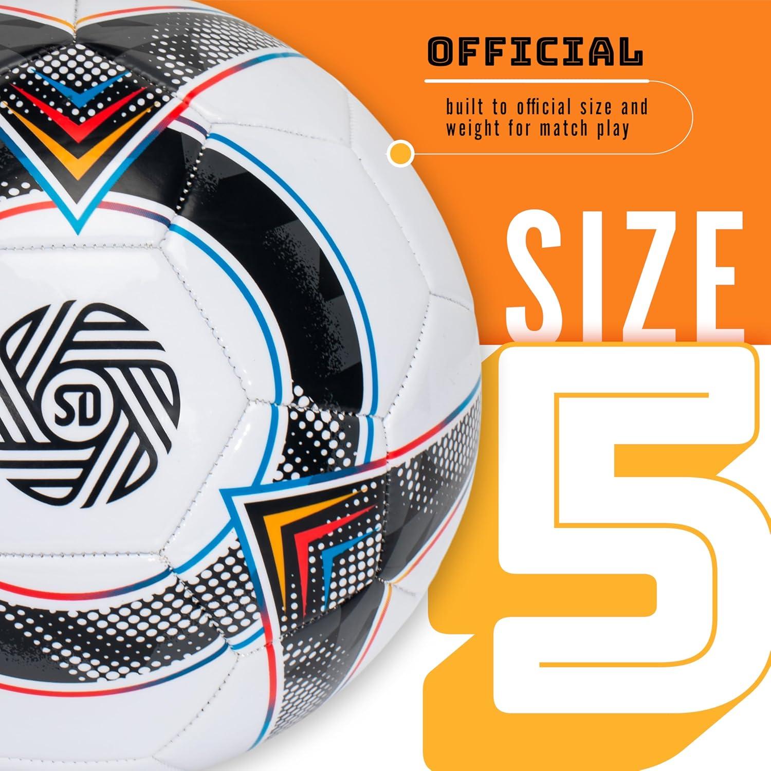 image:imageFranklin Sports Official MLS Team Soccer Balls Official Size 5 Soccer Balls Regulation Size Weight Soccer Ball for Kids Adults Boys Girls Soccer Ball Air Pump IncludedSan Diego FC