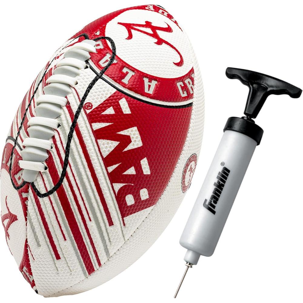 image:imageFranklin Sports NCAA Football Youth Mini Football 85 SPACELACE Easy Grip Texture Perfect for KidsAlabama Crimson Tide