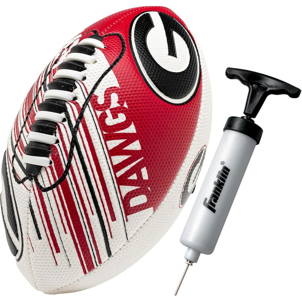 image:imageFranklin Sports NCAA Football Youth Mini Football 85 SPACELACE Easy Grip Texture Perfect for KidsGeorgia Bulldogs