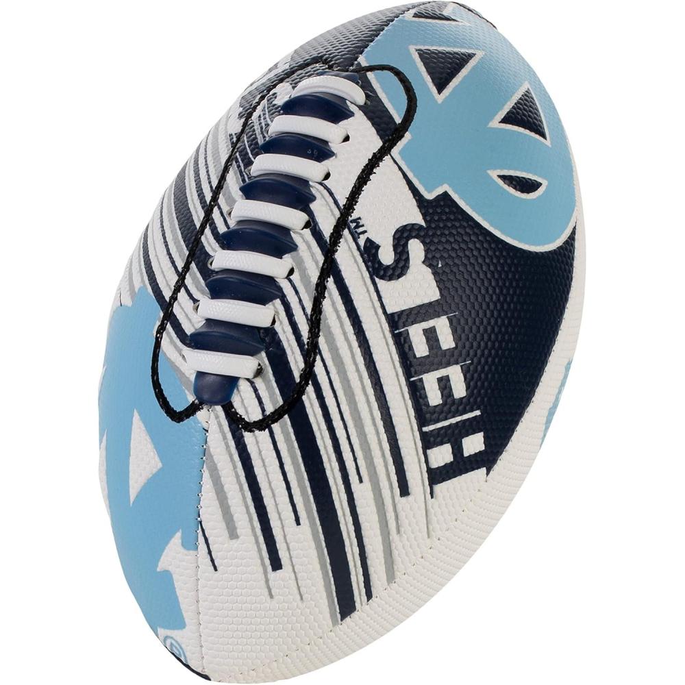 image:imageFranklin Sports NCAA Football Youth Mini Football 85 SPACELACE Easy Grip Texture Perfect for KidsN Carolina Tar Heels