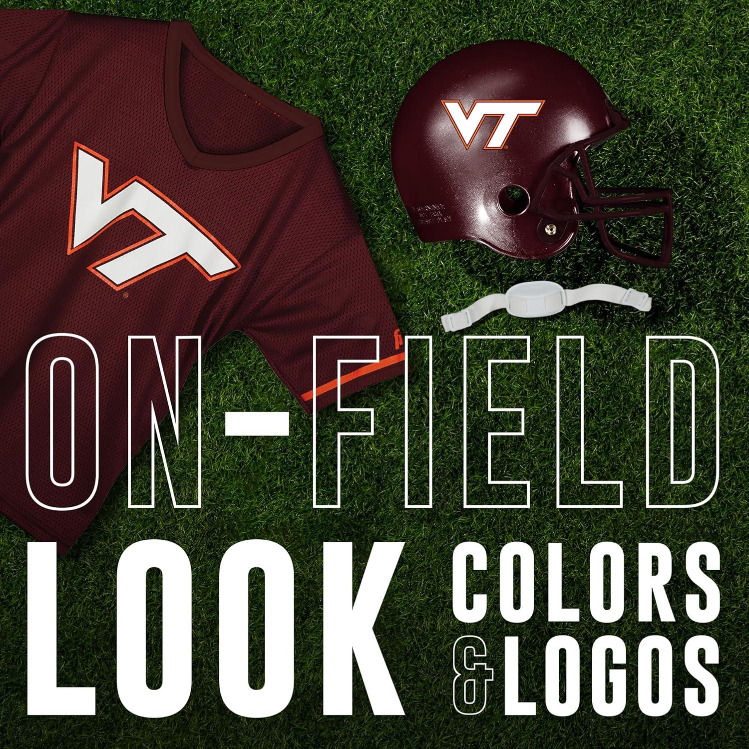 image:imageFranklin Sports NCAA Kids College Football Helmet Jersey Sets NCAA Team Youth Football Helmet Uniform Costume SetVirginia Tech Hokies