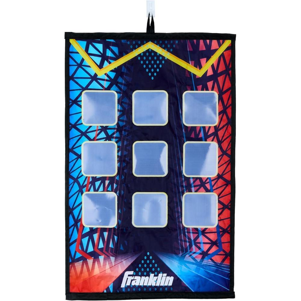 image:imageFranklin Sports MLB and NFL Target Toss Game Kids Over The Door Mini Throwing Game Perfect Indoor Toy for KidsTicTacToe