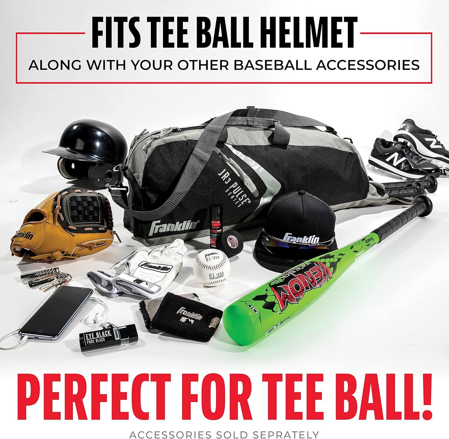 image:imageFranklin Sports JR3 Pulse Sport Equipment Bag Tote Bag for Baseball TBall and Softball Equpiment Holds Bat Helmet amp GloveBlackGray