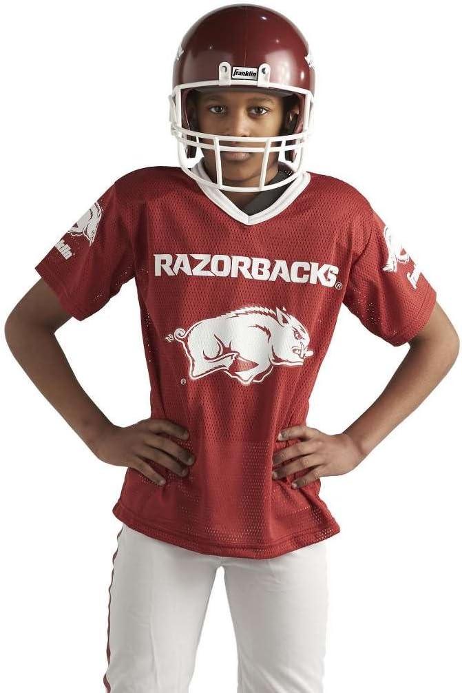 image:imageFranklin Sports NCAA Kids Football Uniform Sets College Football Jersey Helmet Pants for Boys Girls NCAA OfficialArkansas Razorbacks