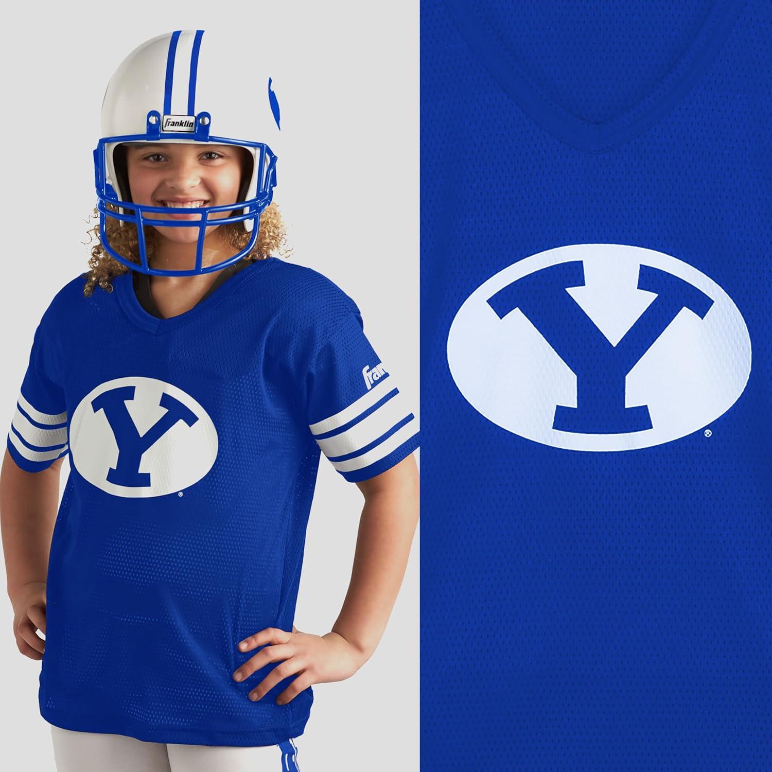 image:imageFranklin Sports NCAA Kids Football Uniform Sets College Football Jersey Helmet Pants for Boys Girls NCAA OfficialBYU Cougars
