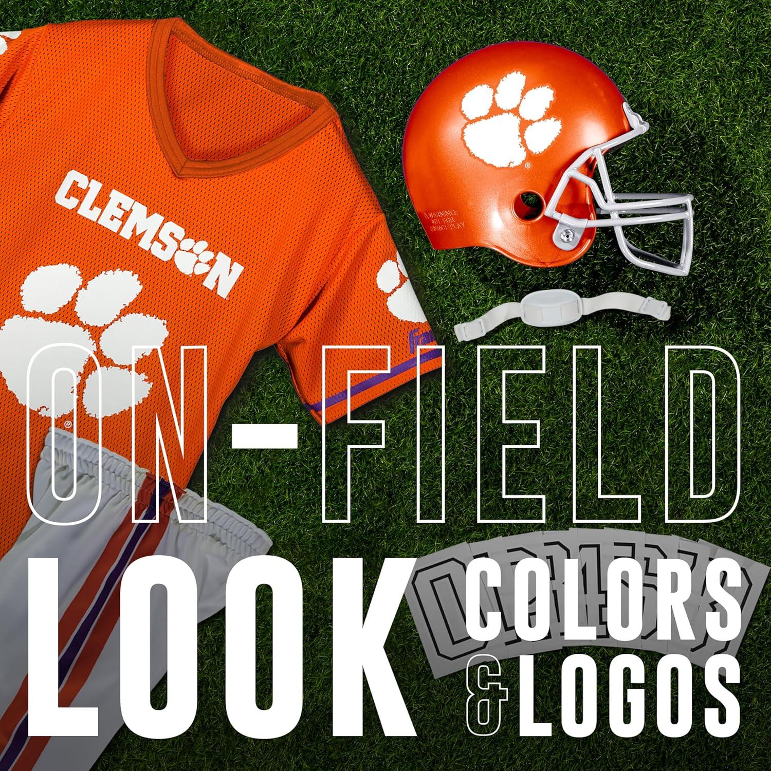 image:imageFranklin Sports NCAA Kids Football Uniform Sets College Football Jersey Helmet Pants for Boys Girls NCAA OfficialClemson Tigers