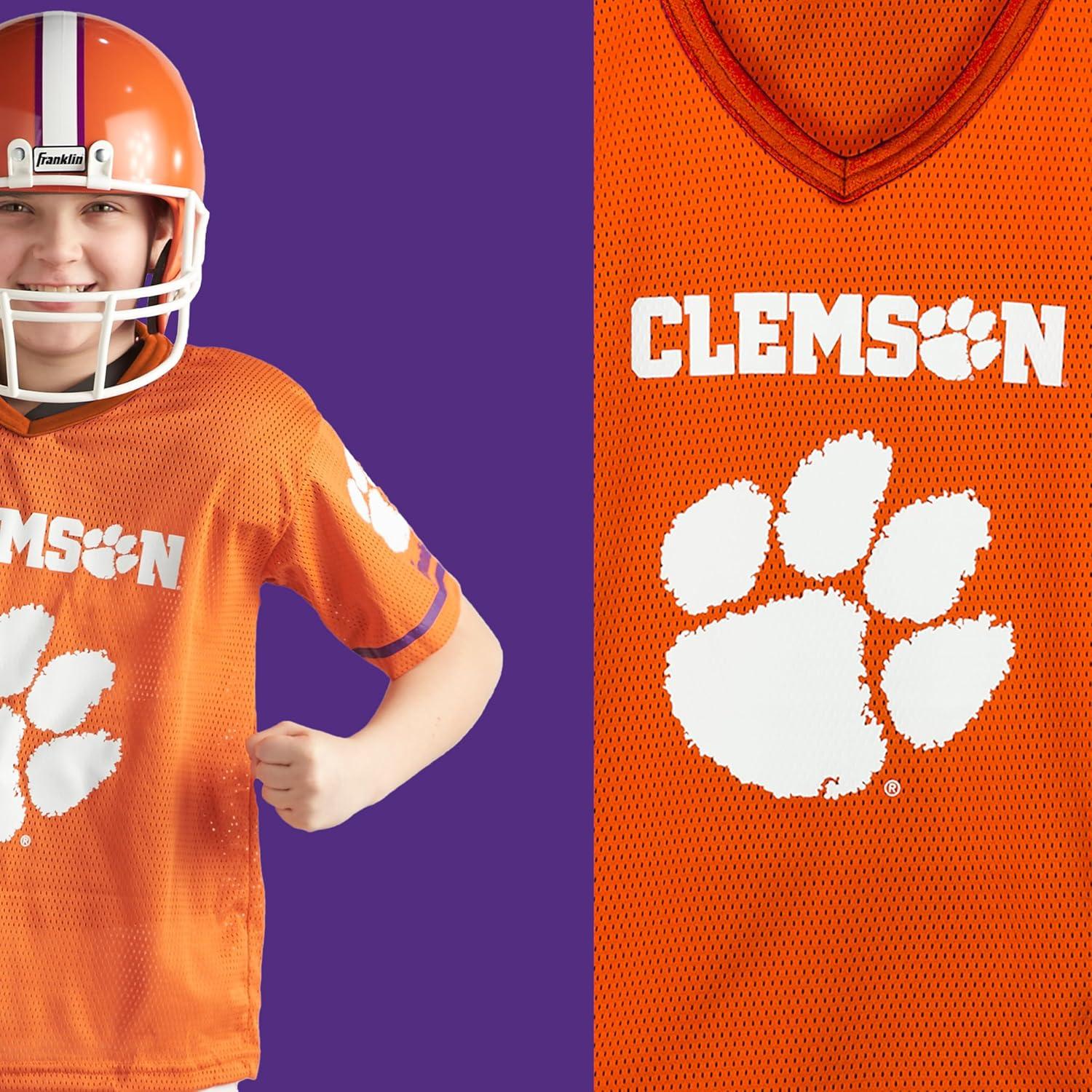 image:imageFranklin Sports NCAA Kids Football Uniform Sets College Football Jersey Helmet Pants for Boys Girls NCAA OfficialClemson Tigers