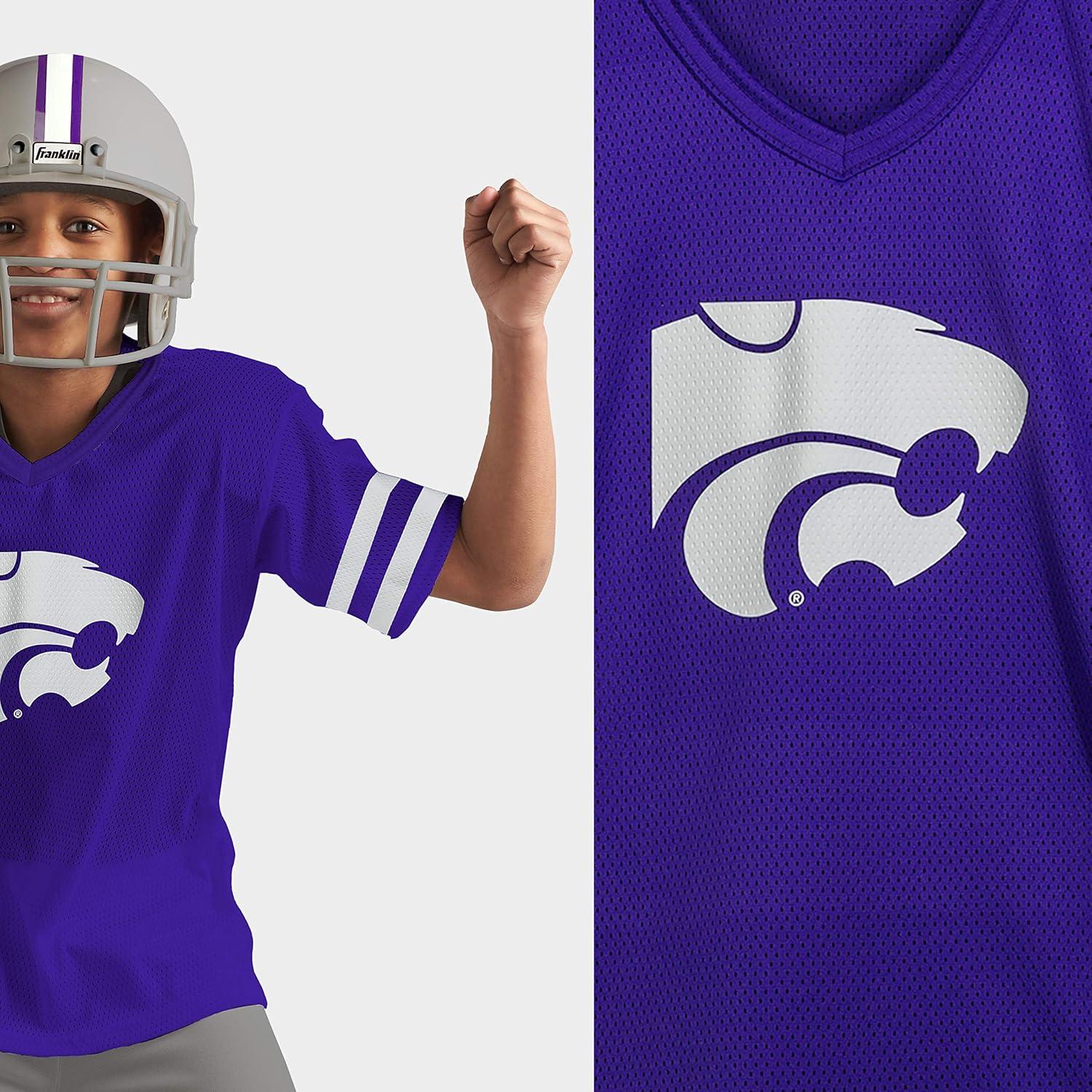 image:imageFranklin Sports NCAA Kids Football Uniform Sets College Football Jersey Helmet Pants for Boys Girls NCAA OfficialKansas State Wildcats