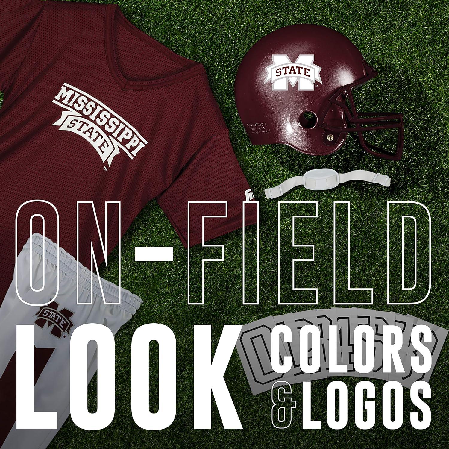 image:imageFranklin Sports NCAA Kids Football Uniform Sets College Football Jersey Helmet Pants for Boys Girls NCAA OfficialMississippi State Bulldogs