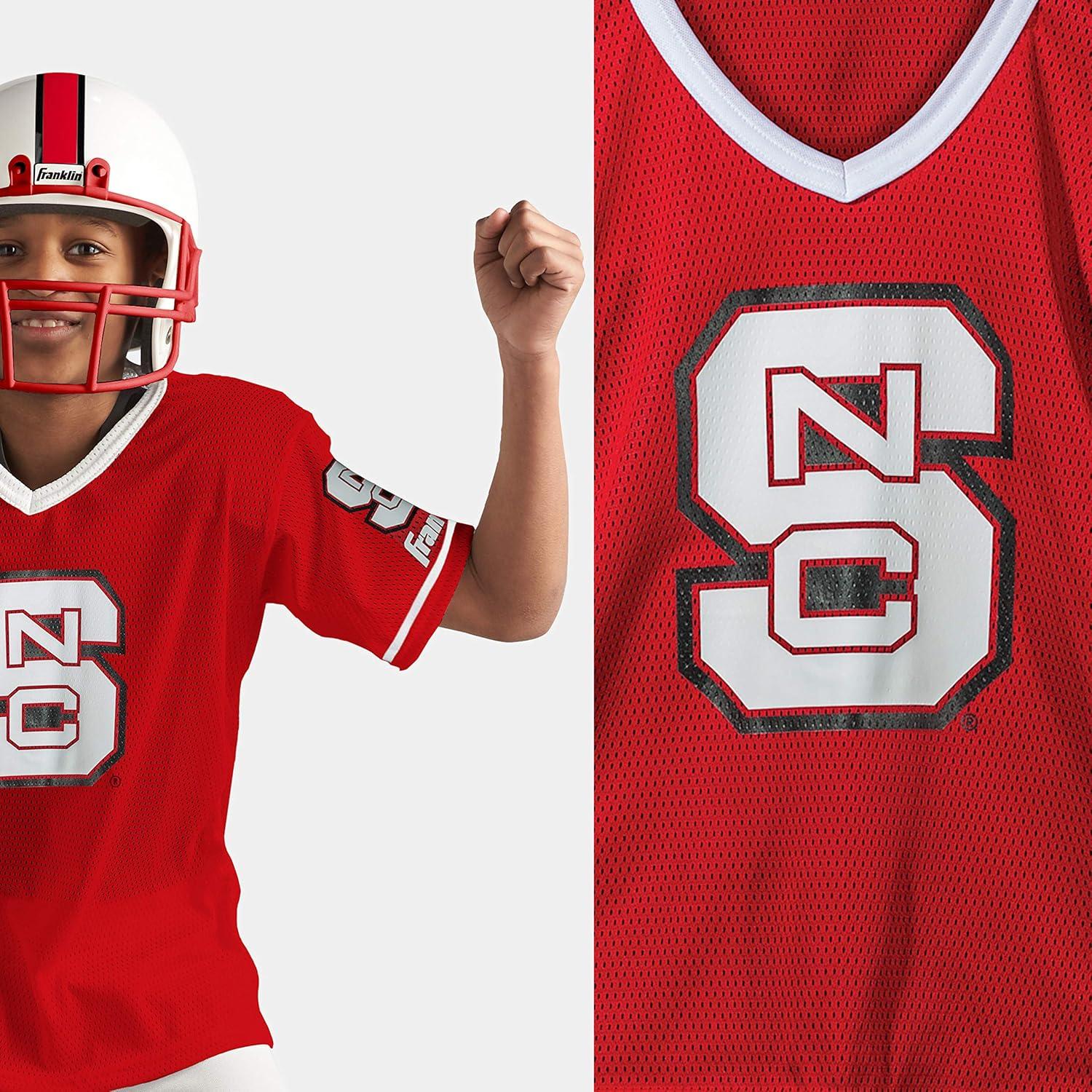 image:imageFranklin Sports NCAA Kids Football Uniform Sets College Football Jersey Helmet Pants for Boys Girls NCAA OfficialNC State Wolfpack