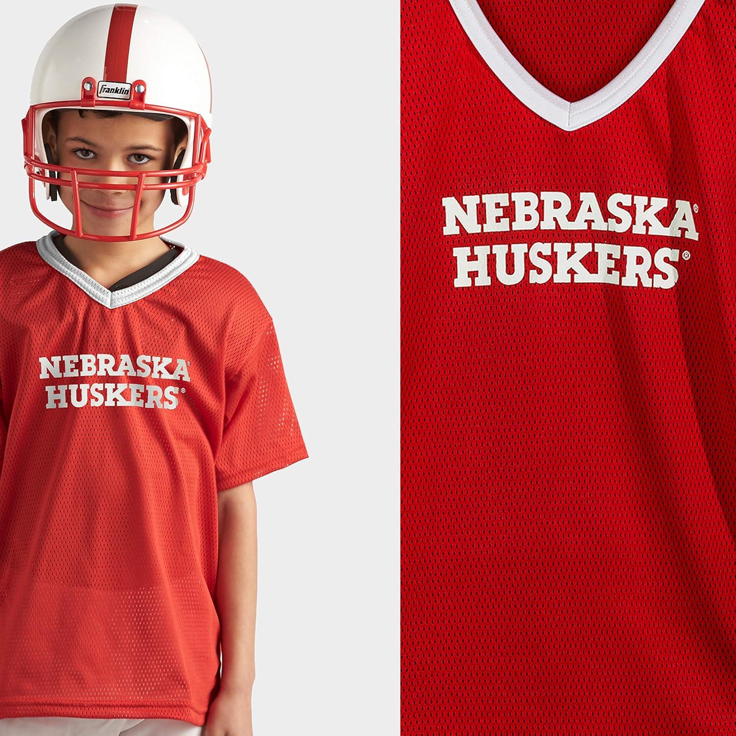 image:imageFranklin Sports NCAA Kids Football Uniform Sets College Football Jersey Helmet Pants for Boys Girls NCAA OfficialNebraska Cornhuskers