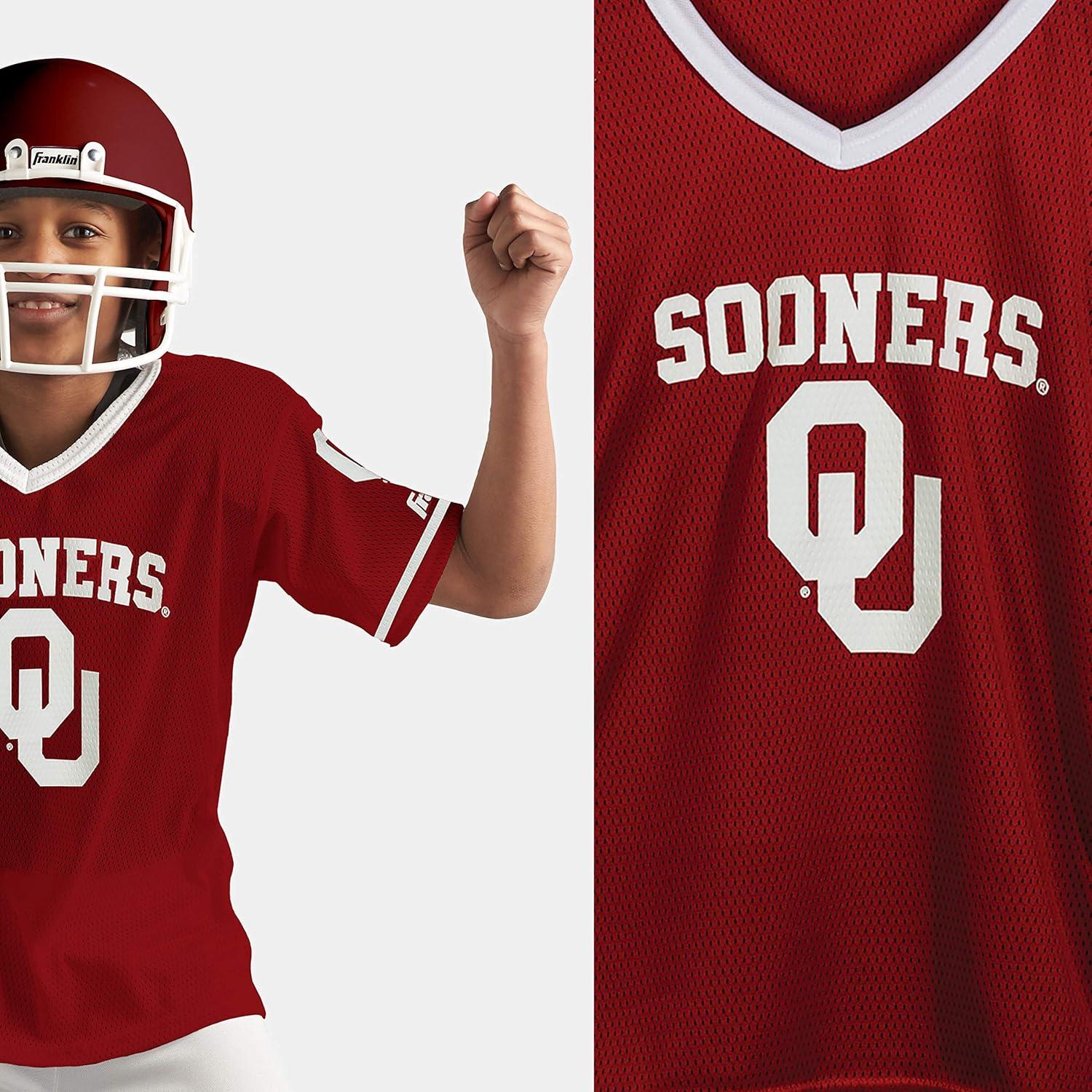 image:imageFranklin Sports NCAA Kids Football Uniform Sets College Football Jersey Helmet Pants for Boys Girls NCAA OfficialOklahoma Sooners