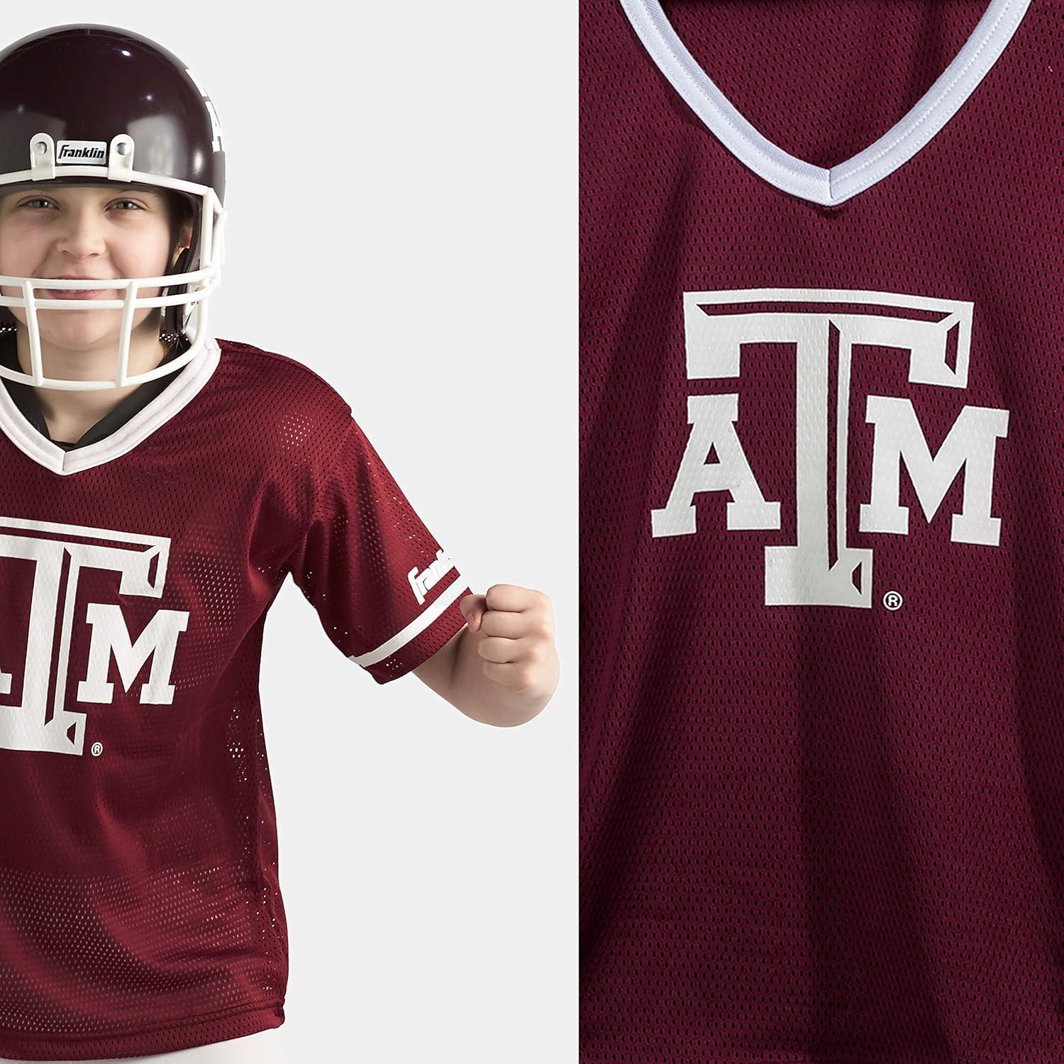 image:imageFranklin Sports NCAA Kids Football Uniform Sets College Football Jersey Helmet Pants for Boys Girls NCAA OfficialTexas AM Aggies
