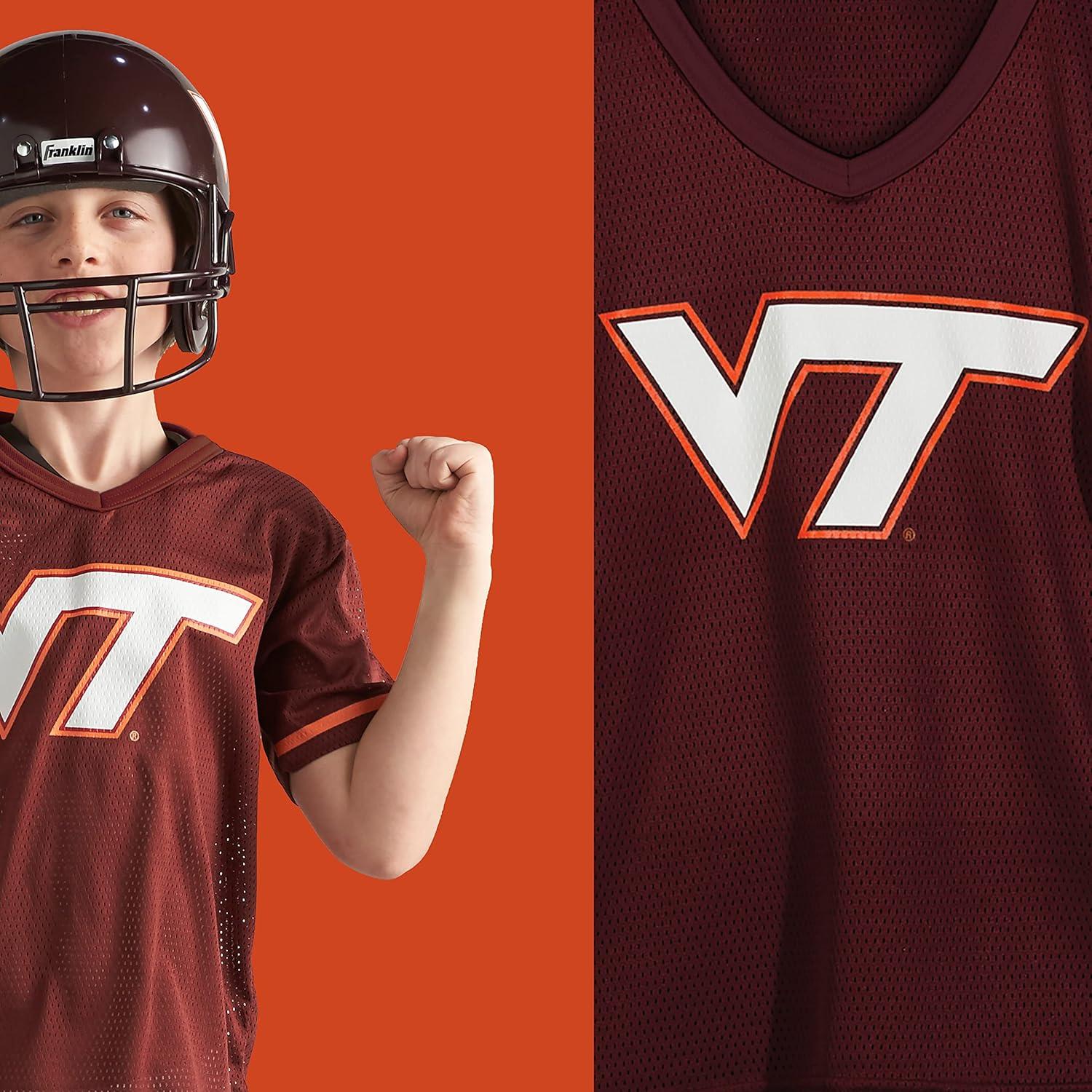image:imageFranklin Sports NCAA Kids Football Uniform Sets College Football Jersey Helmet Pants for Boys Girls NCAA OfficialVirginia Tech Hokies
