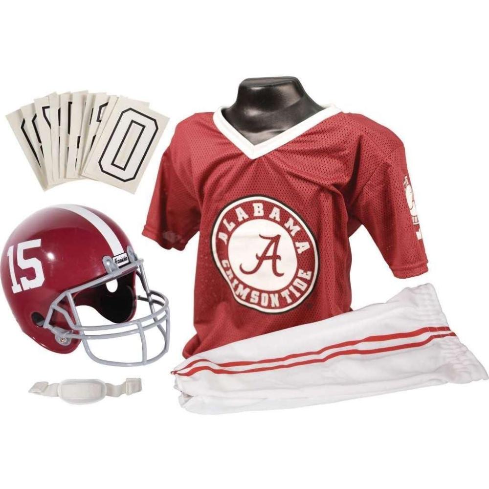 image:imageFranklin Sports NCAA Kids Football Uniform Sets College Football Jersey Helmet Pants for Boys Girls NCAA OfficialAlabama Crimson Tide