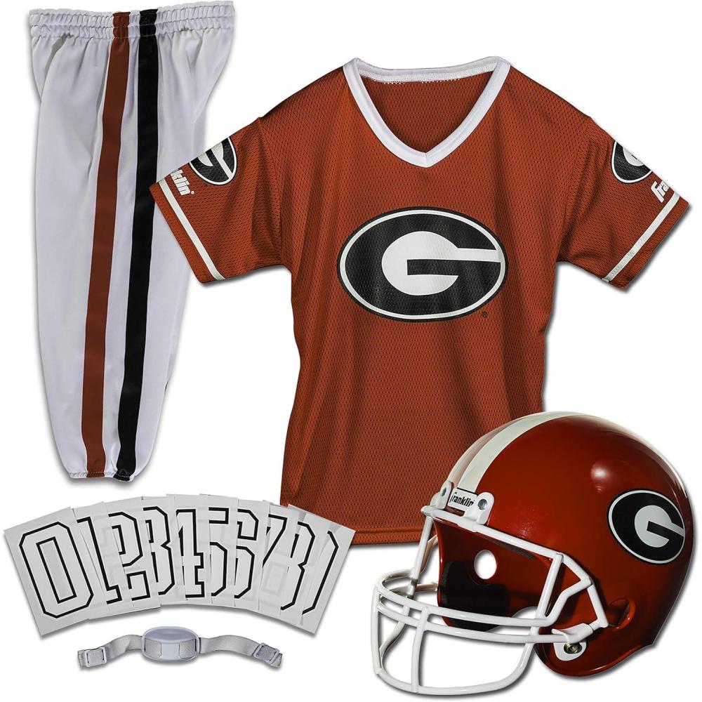 image:imageFranklin Sports NCAA Kids Football Uniform Sets College Football Jersey Helmet Pants for Boys Girls NCAA OfficialGeorgia Bulldogs