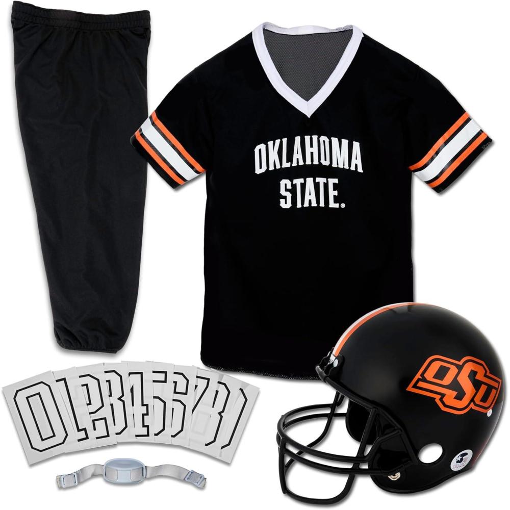 image:imageFranklin Sports NCAA Kids Football Uniform Sets College Football Jersey Helmet Pants for Boys Girls NCAA OfficialOklahoma State Cowboys