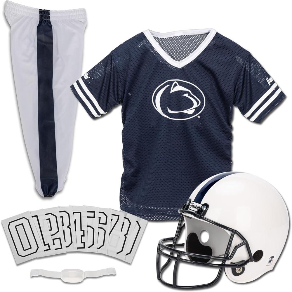 image:imageFranklin Sports NCAA Kids Football Uniform Sets College Football Jersey Helmet Pants for Boys Girls NCAA OfficialPenn State