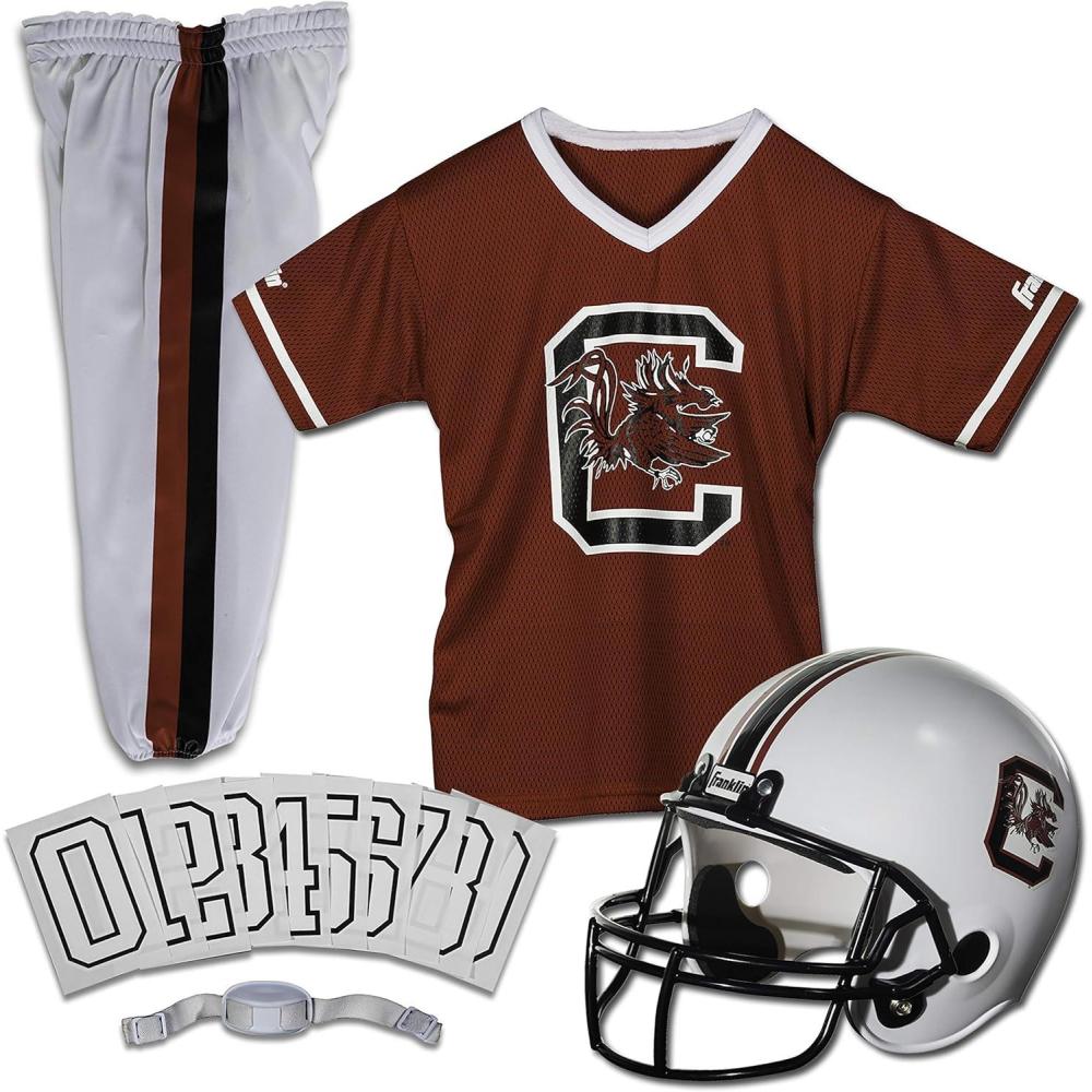 image:imageFranklin Sports NCAA Kids Football Uniform Sets College Football Jersey Helmet Pants for Boys Girls NCAA OfficialSouth Carolina Gamecocks