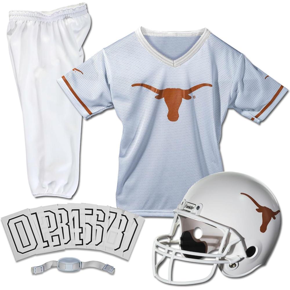 image:imageFranklin Sports NCAA Kids Football Uniform Sets College Football Jersey Helmet Pants for Boys Girls NCAA OfficialTexas Longhorns
