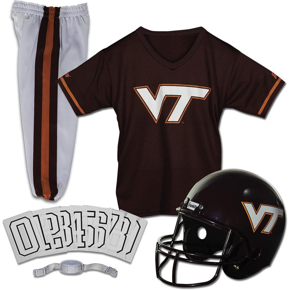 image:imageFranklin Sports NCAA Kids Football Uniform Sets College Football Jersey Helmet Pants for Boys Girls NCAA OfficialVirginia Tech Hokies