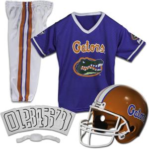 Franklin Sports NCAA Kids Football Uniform Sets – College Football Jersey, Helmet + Pants for Boys + Girls – NCAA Official(Florida Gators)