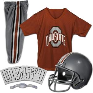 Franklin Sports NCAA Kids Football Uniform Sets – College Football Jersey, Helmet + Pants for Boys + Girls – NCAA Official(Ohio State Buckeyes)