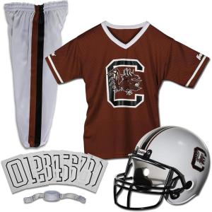 Franklin Sports NCAA Kids Football Uniform Sets – College Football Jersey, Helmet + Pants for Boys + Girls – NCAA Official(South Carolina Gamecocks)