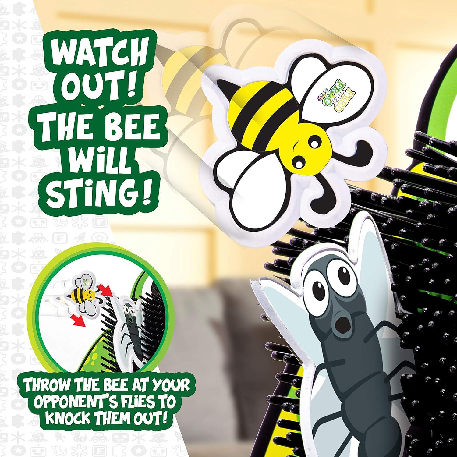 image:imageFranklin Feed The Frog Kids Target Game Fun Interactive Game for Indoor and Outdoor Play with Friends and Family Includes Frog Target 3 Flies and 1 Bee