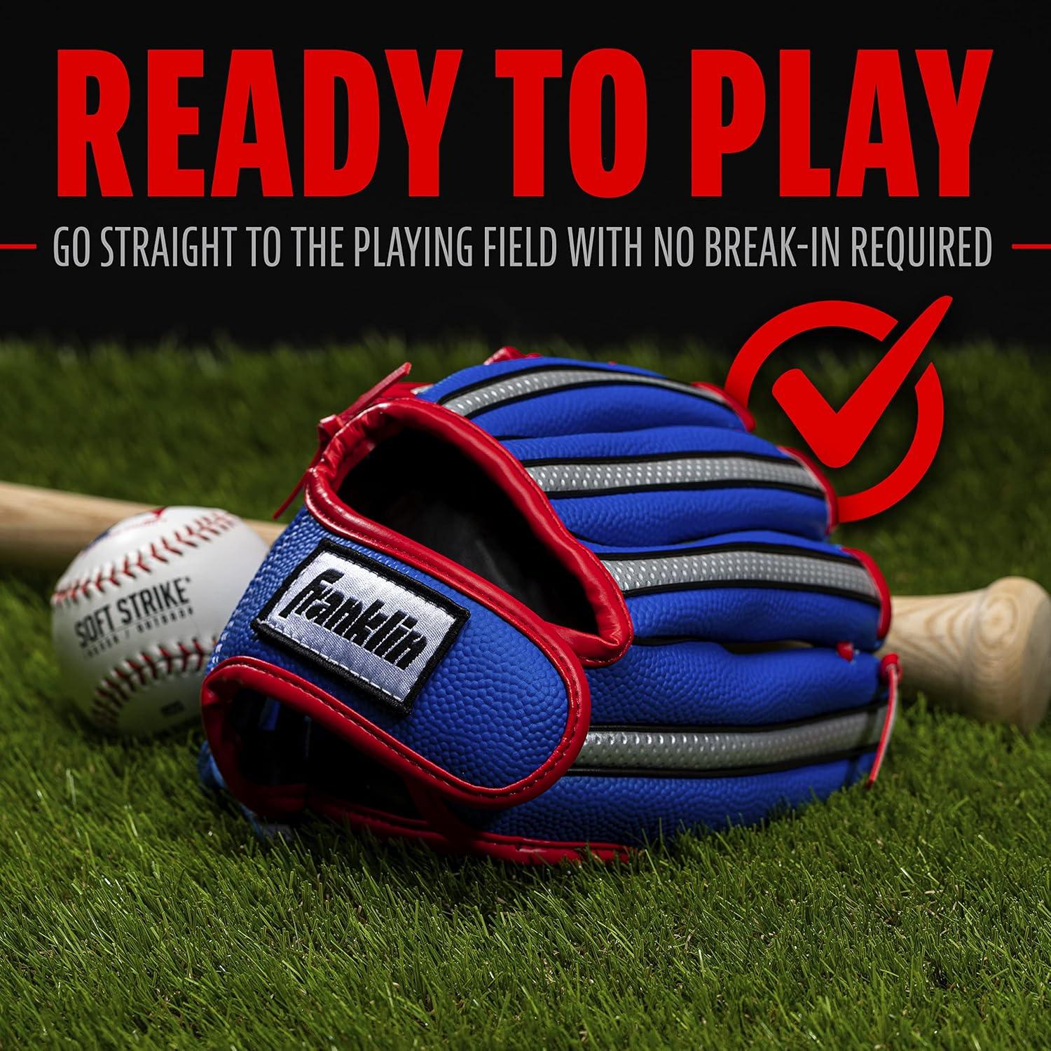image:imageFranklin Sports Air Tech Foam Baseball Glove and Ball Set Left ThrowerLeft Hand Throw