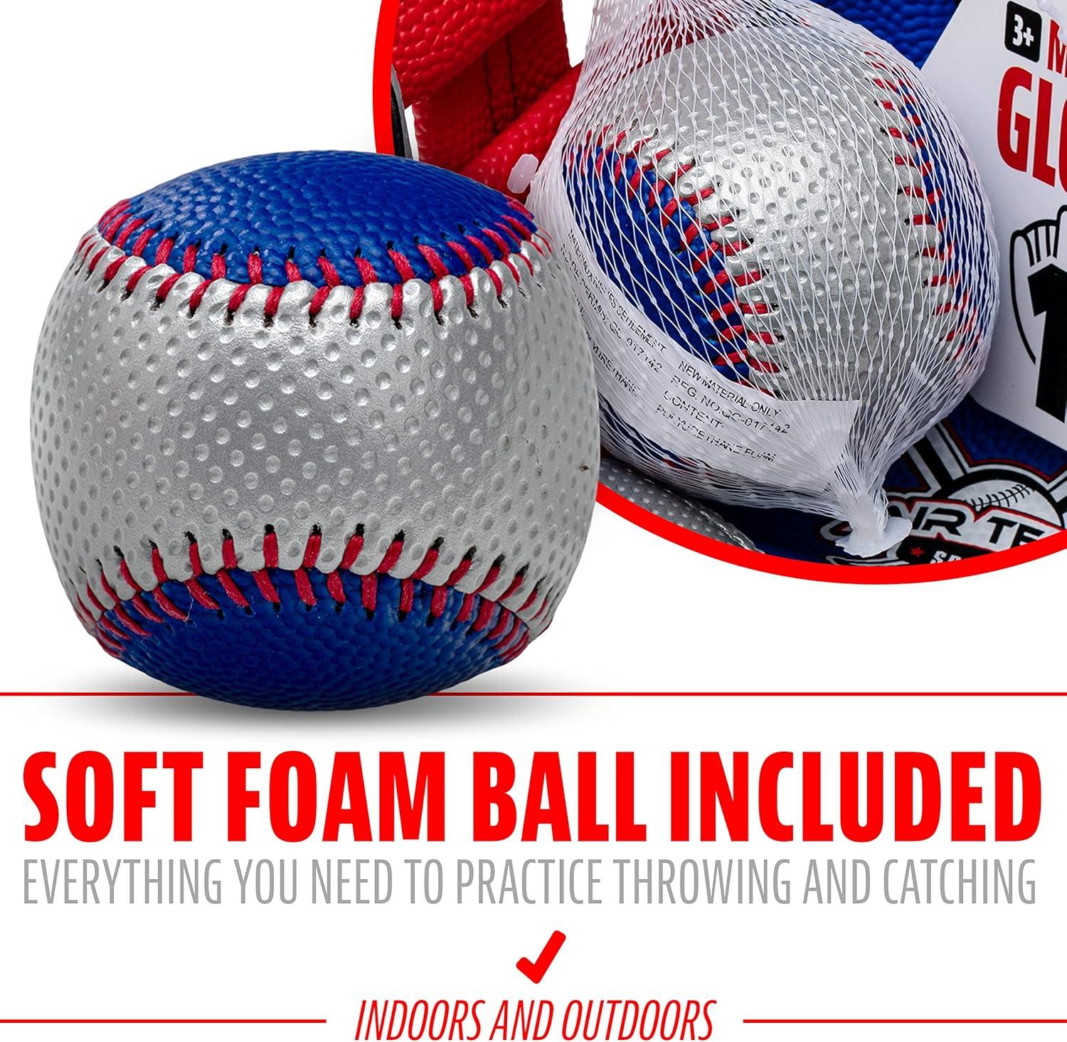 image:imageFranklin Sports Air Tech Foam Baseball Glove and Ball Set Left ThrowerRight Hand Throw with Ball