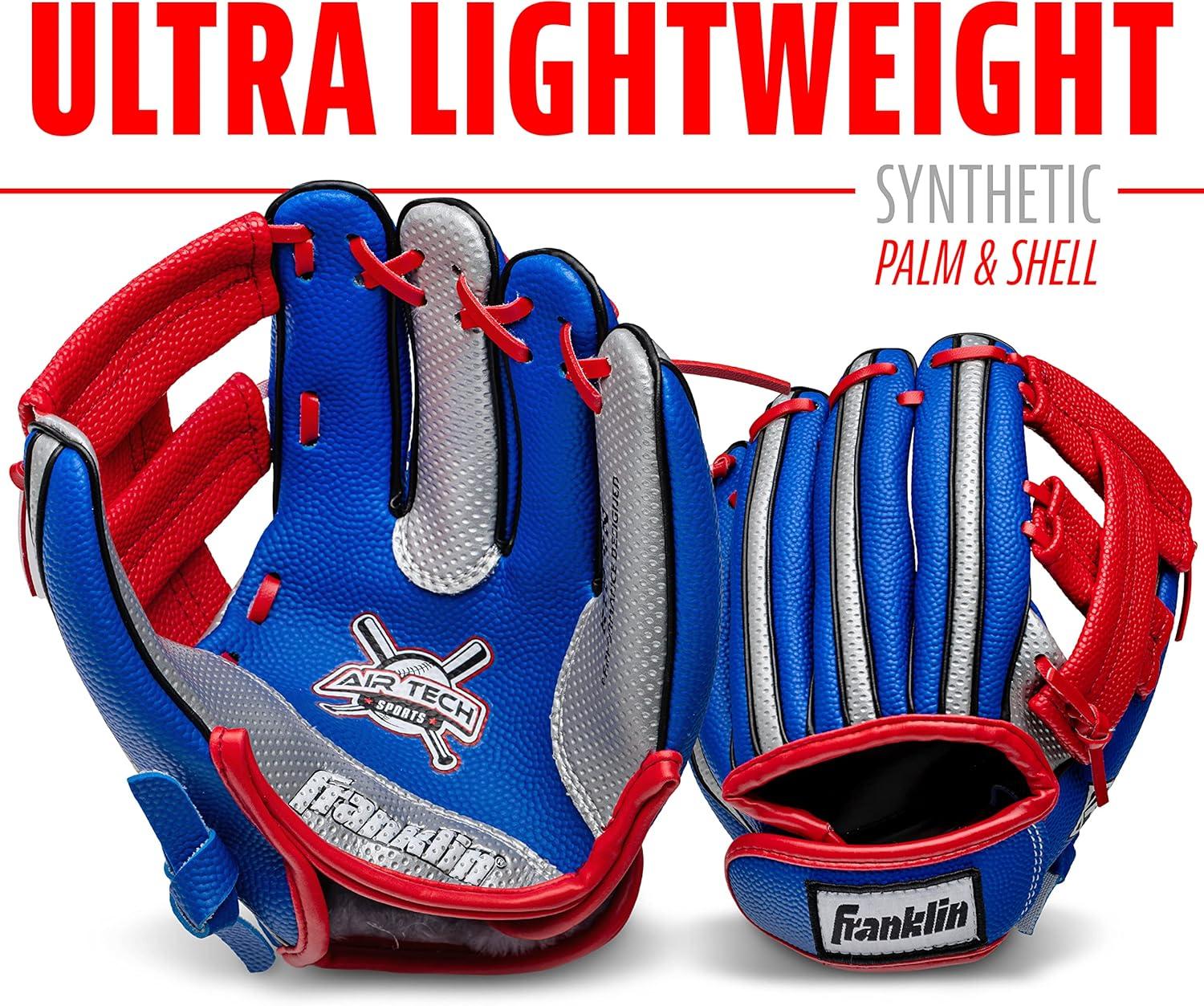 image:imageFranklin Sports Air Tech Foam Baseball Glove and Ball Set Left ThrowerRight Hand Throw with Ball