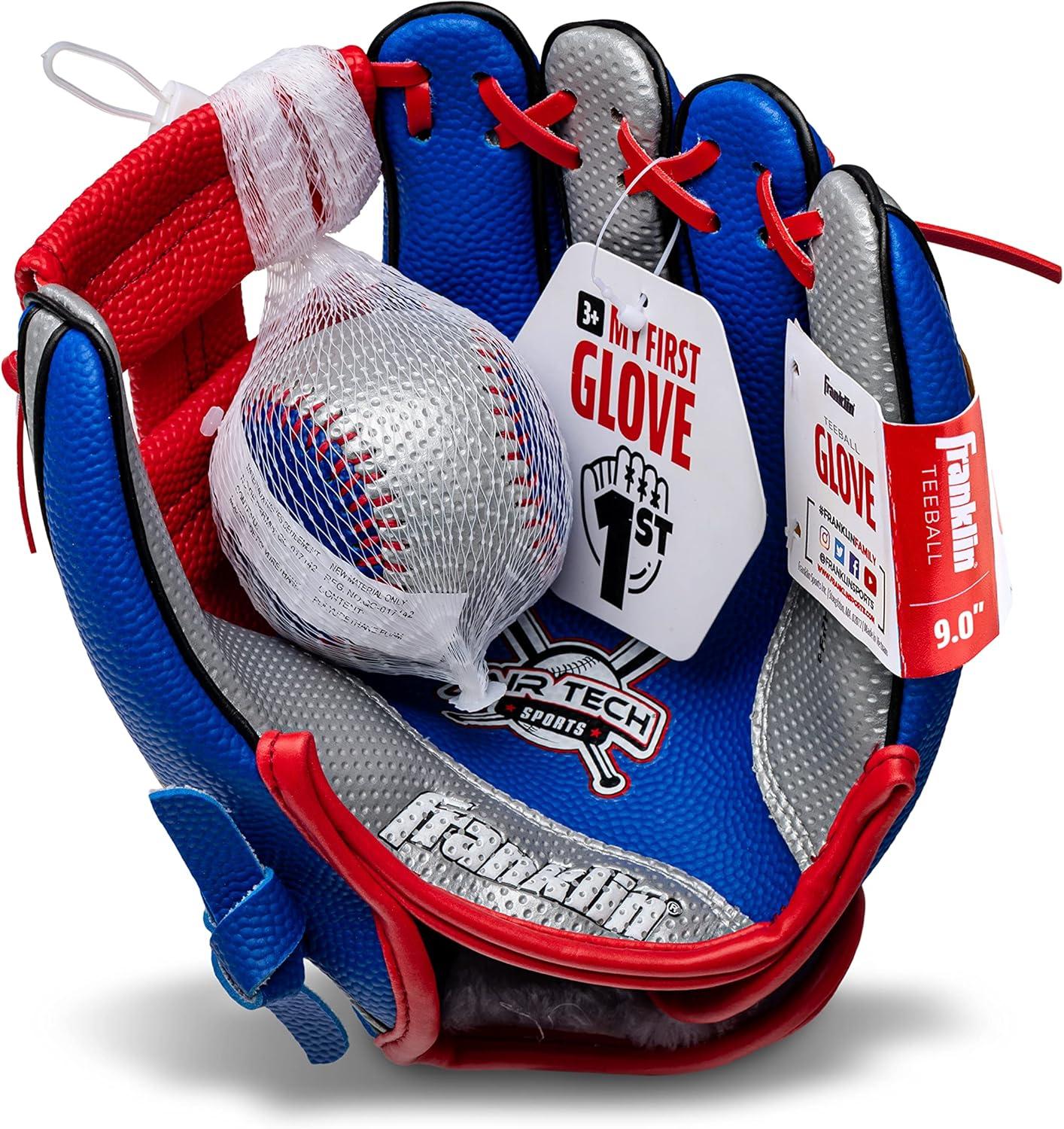 image:imageFranklin Sports Air Tech Foam Baseball Glove and Ball Set Left ThrowerRight Hand Throw with Ball