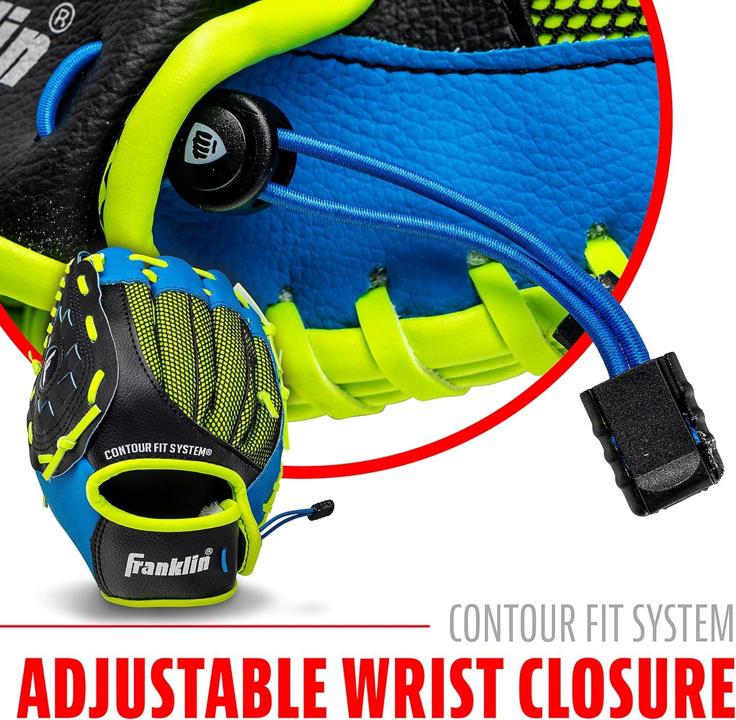 image:imageFranklin Sports Kids Baseball Glove NeoGrip Boys Girls Youth Tball Glove Teeball Baseball Softball MittBlue