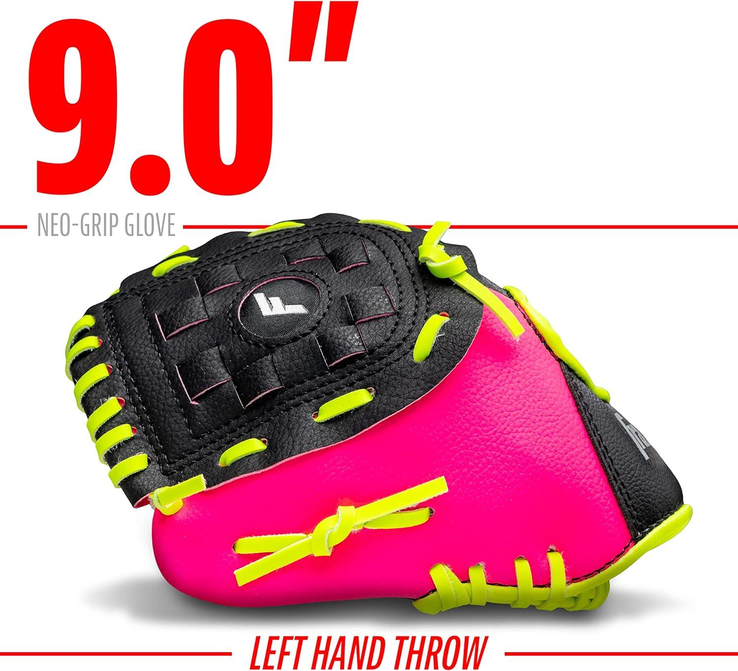 image:imageFranklin Sports Kids Baseball Glove NeoGrip Boys Girls Youth Tball Glove Teeball Baseball Softball MittPink
